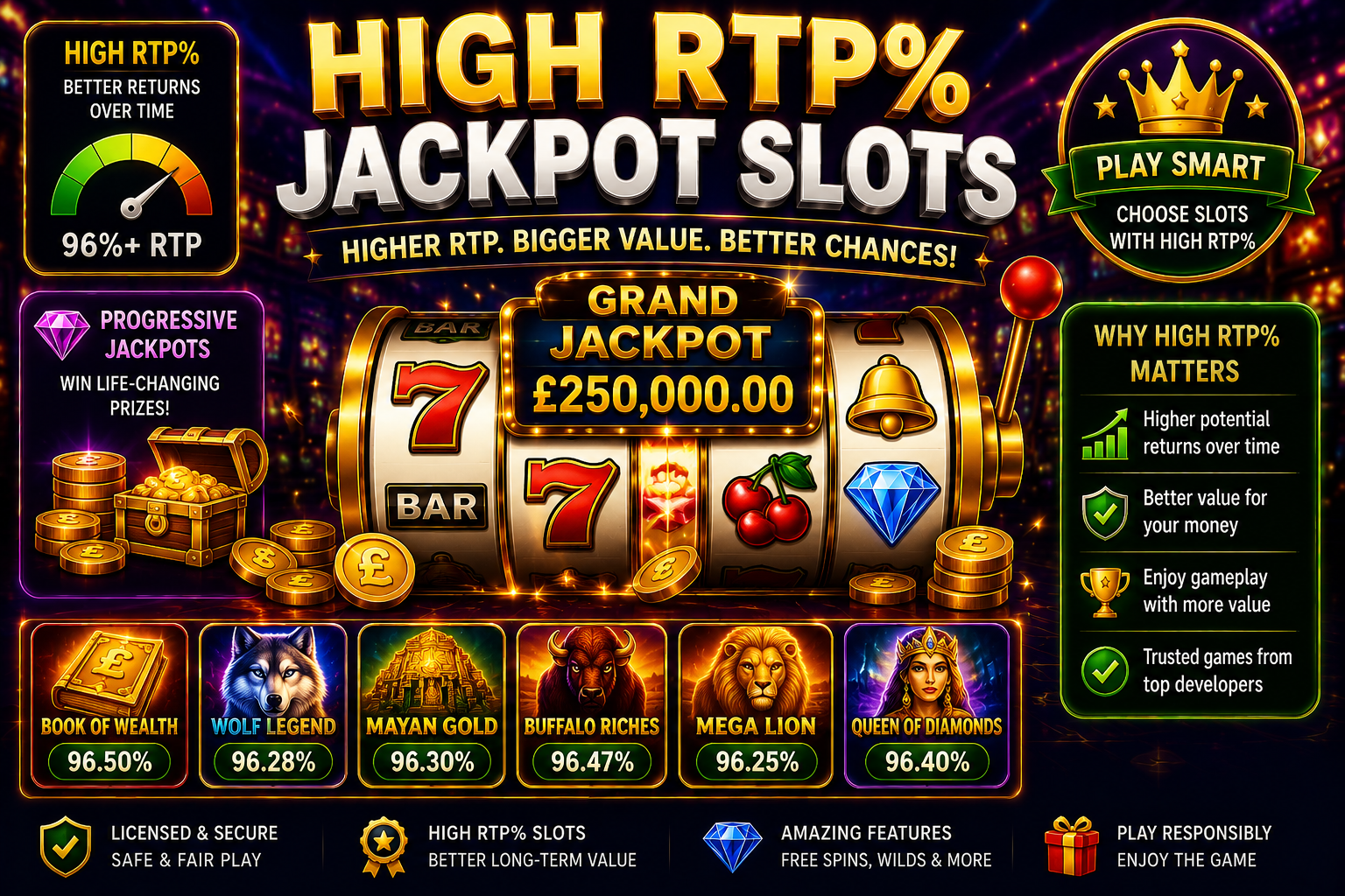 High RTP slots jackpot promotion