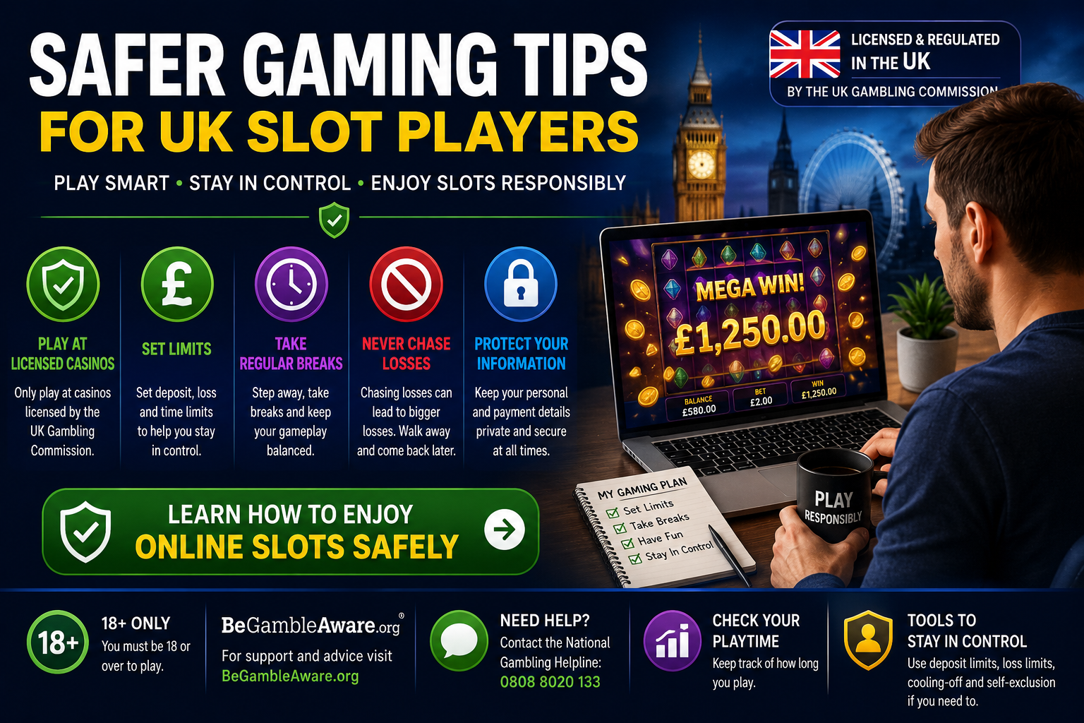 Safer gaming tips for UK players