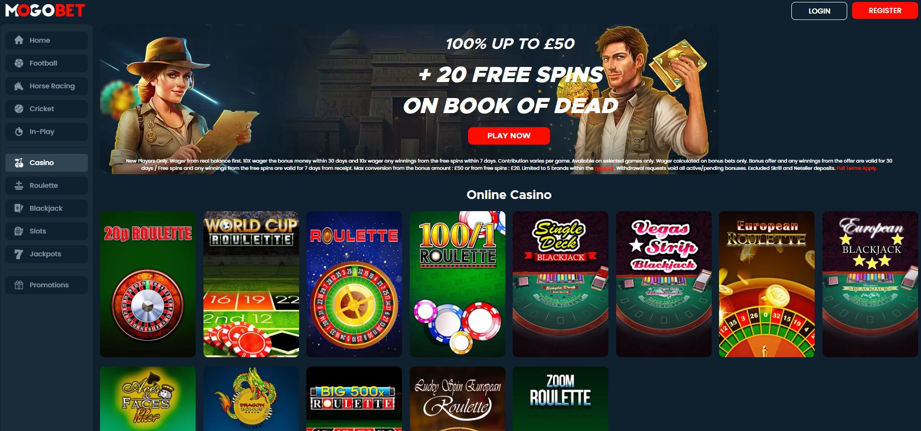 MoGoBet Online Casino